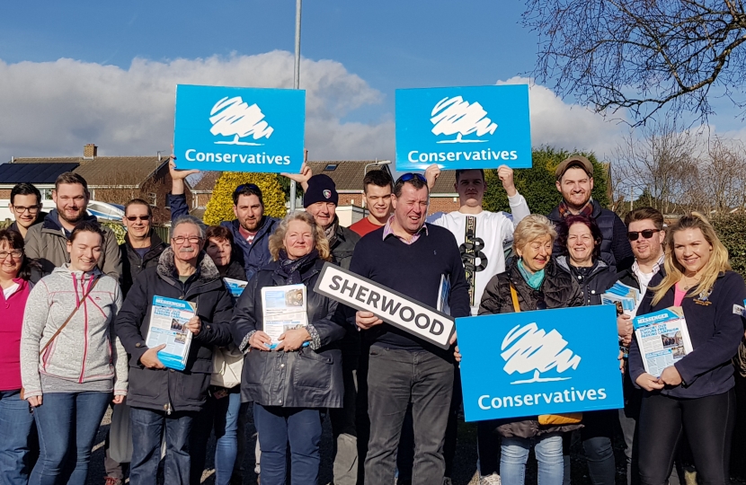 Sherwood Conservatives, campaigning for you!