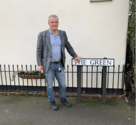 Bruce out in Farnsfield